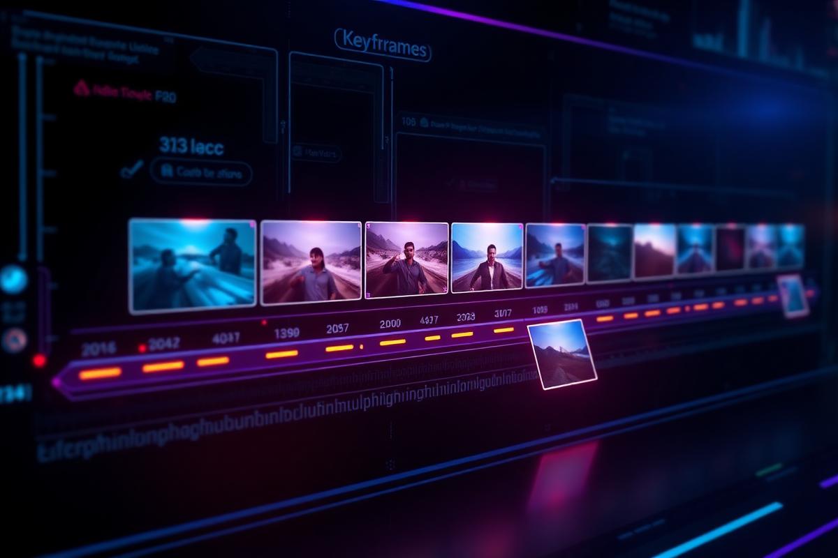 Smart keyframe extraction from video timeline