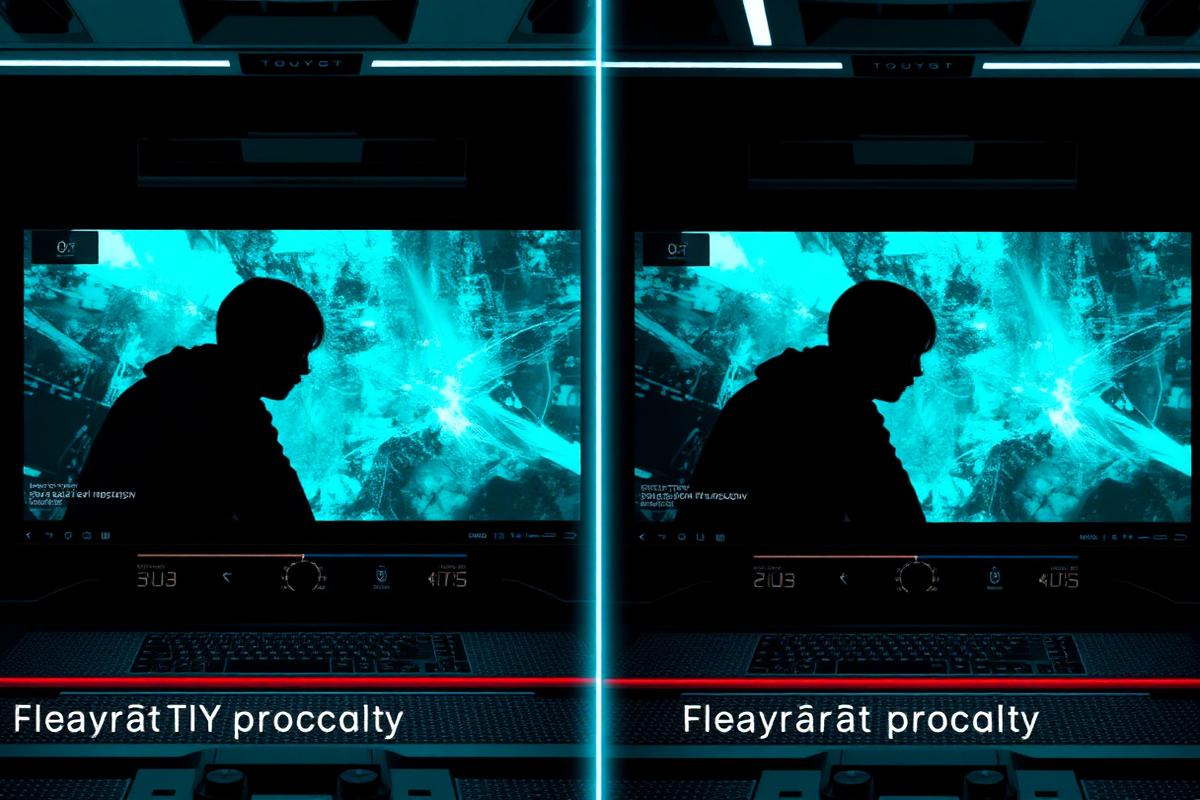 High quality video to image comparison showing enhanced resolution